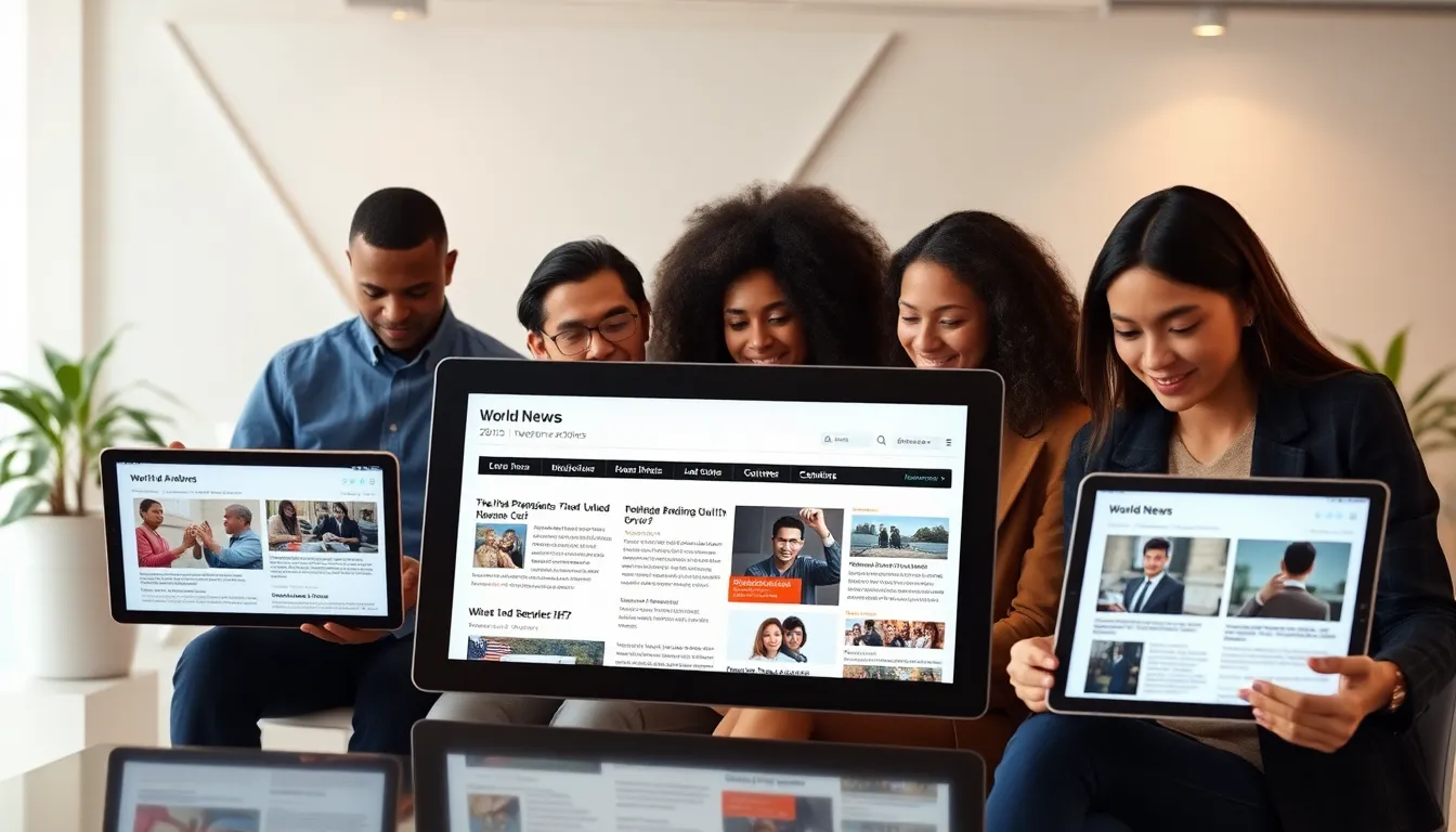 diverse readers engaged with the World News Redwebzine Archives.